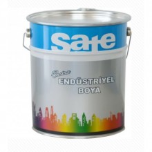 SATE EKONOMİK ENDÜSTRİYEL BOYA  9005 YARI MAT SİYAH-  17 Kg